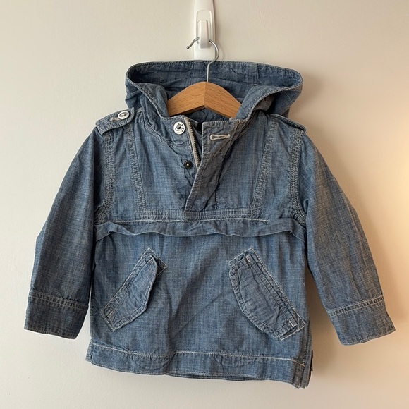 Kids Blue Denim Jacket - Picture 1 of 5